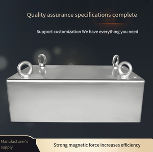 Dikdörtgen endüstriyel büyük mıknatıs süper güçlü mıknatıs süspansiyon kalıcı mıknatıs konveyör bant güçlü manyetik demir sökücü - Product Image 4
