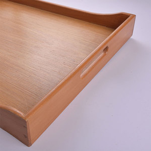 Bandeja de Servir de Madera de 2 Piezas, Curva, Resistente y Elegante, de 43 x 34 cm y 36 x 30 cm, a Precios Accesibles - Product Image 2