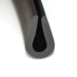 Đen PVC EPDM Silicone Cao Su U Con Dấu