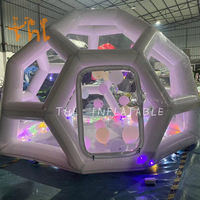 THL fútbol estructura inflable Camping cúpula casa al aire libre inflable cúpula fútbol burbuja tienda