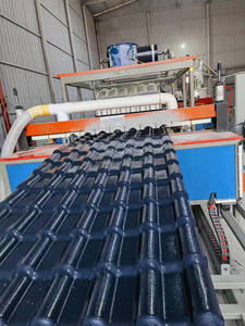 Machines de fabrication de tuiles ondulées en résine synthétique PVC asa, matériaux de construction en plastique - Product Image 2