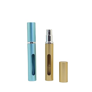 Du Lịch Mini Nước hoa <span class=keywords><strong>Atomizer</strong></span> 5ml tái sử dụng nhôm chai với bơm phun cho chăm sóc da huyết thanh trong kho đóng gói trong thùng carton - Product Image 2