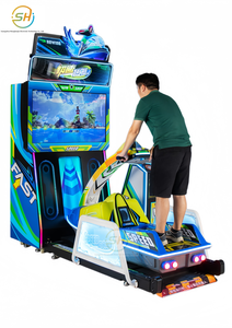 Simulateur d'arcade de bateau rapide à commande manuelle pour un joueur, pour les 6 ans et plus, jeu électronique à monnayeur avec alimentation 110/220V - Product Image 2
