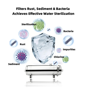 Système de filtration <span class=keywords><strong>d</strong></span>'<span class=keywords><strong>eau</strong></span> pour toute <span class=keywords><strong>la</strong></span> maison OEM en acier inoxydable à ultrafiltration PVDF lavable, <span class=keywords><strong>purificateur</strong></span> à haut <span class=keywords><strong>d</strong></span>ébit, durée de <span class=keywords><strong>vie</strong></span> de plus de 3 ans pour l'<span class=keywords><strong>eau</strong></span> de puits - Product Image 2