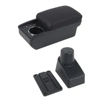 Vtear pour Mullen Go I-GO 2022-2026 – Boîte d'accoudoir de console centrale de voiture avec ports USB, en ABS durable, sans perçage, organisateur de modification intérieure