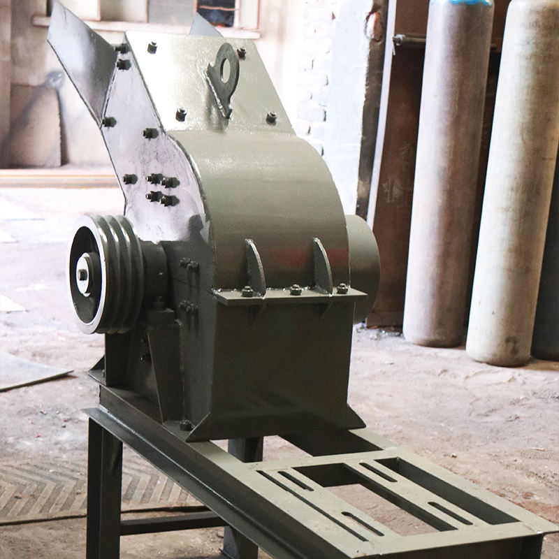 Small Mobile Stone Concrete Hammer Crusher PLC Control AC Motor Engine ...