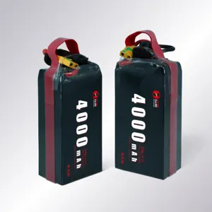 53.2V 4000mAh 4Ah14S tingkat tinggi 25C baterai li-po manufaktur HD UAV daya untuk drone UAV baterai tetap Vtol multirotor