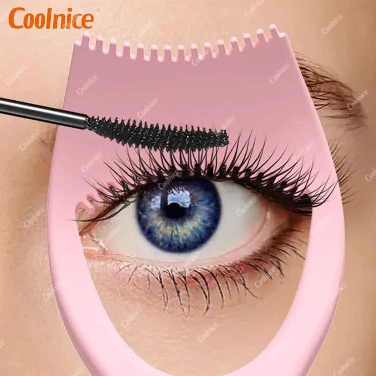 Eyelash Tools 3 in 1 Makeup Mascara Shield Guard Curler Applicator Comb Guide Card Makeup Tool Beauty Cosmetic Tool Eyeline help