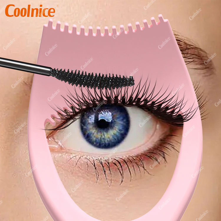 Eyelash Tools 3 In 1 Makeup Mascara Shield Guard Curler Applicator Comb Guide Card Makeup Tool Beauty Cosmetic Tool Eyeline Help 