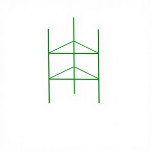Cage de soutien pour plantes de tomates, structure grimpante en fer anti-chute, piquet multifonctionnel pour légumes, balcon et fleurs - Product Image 1
