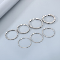 Chaîne à boutons certifiée Kalen pour hommes et femmes, multi-tailles, en acier inoxydable, chaîne maille forçat, plaqué or 18 carats, style punk, tendance