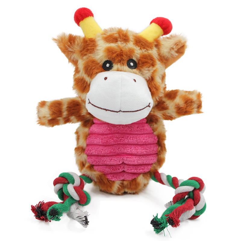 Nouvelle girafe en poudre de corde de coton
