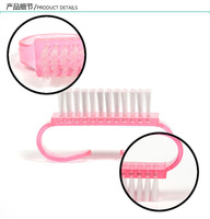 Brosse à ongles en corne de bœuf, petite, très vendue, pour le nettoyage des ongles, les soins des ongles, le nail art et les outils de maquillage