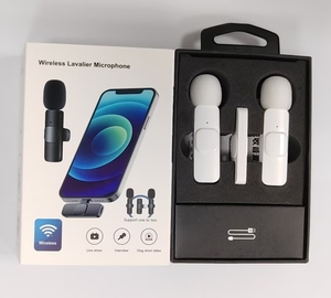 K9 Màu Sắc Mới Màu Hồng Mini Không Dây Lavalier Microphone Phỏng Vấn Clip Tiếng Ồn Hủy Bỏ Nhỏ Mic Cho Iphone Android Loại C Dòng Sống - Product Image 4