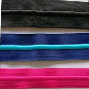 HLX مخصص محبوك شريط مرن واسعة أربطة مرنة حزام مطاط للملابس الرياضية بنطلون رياضي