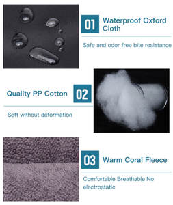 Reador Großhandel wasserdicht atmungsaktiv Hunde bett Oxford Stoff Polster Haustier Betten Hund Haustier - Product Image 4