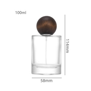 30ml 50ml 100ml bottiglie di <span class=keywords><strong>profumo</strong></span> di vetro rotondo tappo bianco fondo spesso vuoto-resistente ed elegante - Product Image 5
