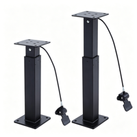 Mécanisme de levage manuel à commande filaire pour pieds de table réglables en hauteur, idéal pour tables basses et bureaux – Quincaillerie de levage vertical haut/bas