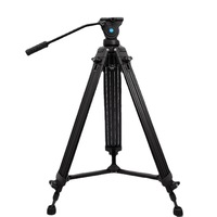 Trípode Grande de Aleación de Aluminio Yusen para Cámara SLR, Cabezal Hidráulico Panorámico-Inclinable, Capacidad de Carga de 6-10 kg, para Soporte de Cámara PTZ Micro Individual