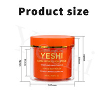 Contenants cosmétiques en plastique PET double couche de 500 g pour hydratant capillaire et crème pour le visage, avec couvercle à vis doré et logo personnalisé