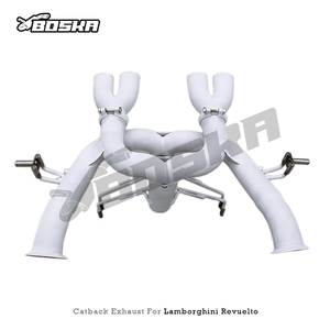 Tubi di Scarico OEM per Lamborghini Revuelto, Pacchetto Scarico F1 da Corsa, Sistema di Scarico con Tubo X, Suono F1 Boska Autosports - Product Image 3