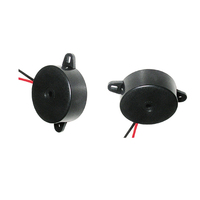 HYD-2310E Sensor Piezo Elektrik Buzzer Drive Eksternal dengan Suara Jernih Tekanan Suara 12V 3500Hz Bahan ABS