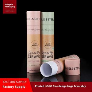Customized logo Gift Packaging Paper Tube Bio-Degradable Paper Tube Food Tea Paper Tube Packaging - Product Image 2