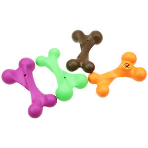 Custom eco-friendly stampo in gomma per cani Non tossici giocattoli da masticare durevole piccolo OEM manubrio in gomma sostenibile - Product Image 3