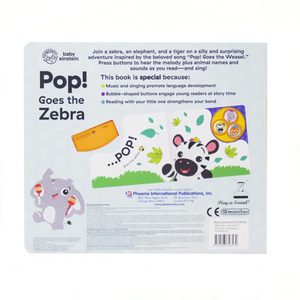 <span class=keywords><strong>Libro</strong></span> Sonoro Personalizzato con <span class=keywords><strong>Tre</strong></span> Pulsanti a Pressione per l'Apprendimento Elettronico dei Bambini - Product Image 3