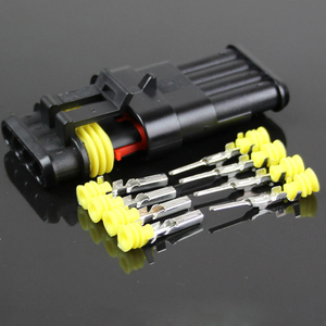 Conector Eléctrico Impermeable para Automóvil de 16 AWG, Conector de 4 Pines, Terminales Marinos para Automóvil, Camión y Otros Vehículos - Product Image 6