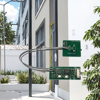 Sistem kontrol akses kunci pintu pintar, RFID 13.56MHz Proximity kartu tanpa sentuh pembaca dan pembaca bahan ABS protokol ISO 14443A