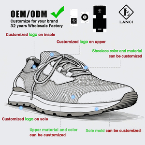 LANCI Produttore di Sneaker, Scarpe di Lusso per Uomo, Calzature Personalizzate Traspiranti in Maglia con Logo, Sneaker di Design di Lusso - Product Image 3