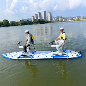 เรือถีบน้ำแบบเป่าลม ปี 2024 บอร์ด SUP สำหรับ 2 คน บอร์ดเดี่ยวสำหรับกิจกรรมทางน้ำ - Product Image 5