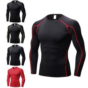 Ropa deportiva Gimnasio Fitness Wear Medias Logotipo personalizado Cintura alta Capa base Correr <span class=keywords><strong>Baloncesto</strong></span> Pantalones cortos de compresión para hombres - Product Image 3