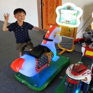 Máquina de Carreras de Caballos 3D Más Vendida, Consola de Juegos Arcade Operada con Monedas, Caballo Mecánico de Lujo para Niños - Product Image 4