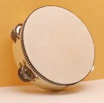 Tamburello a Mano in Legno da 6, 8 e 10 Pollici Personalizzato all'Ingrosso per Matrimoni e Bomboniere in Vendita - Product Image 3
