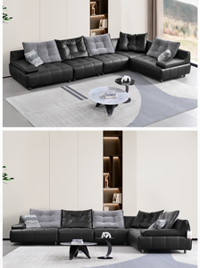 Sofá modular de estilo europeo minimalista y de alta gama para sala de estar. - Product Image 3