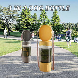 ขวดน้ำพกพาสำหรับสุนัข Petlead 3 in 1 สำหรับใช้งานกลางแจ้ง ทำจากวัสดุ PP - Product Image 2