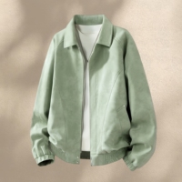 Veste de pilote en PU coupe-vent pour homme, personnalisable, grande taille, pour l'extérieur, le baseball, la moto, style streetwear décontracté