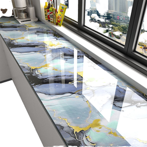 Modern Marble Wallpaper PVC Self-adhesive Decor <strong>Sticker</strong> for Dining Table Cabinet Waterproof <strong>Furniture</strong> Renovation Wall <strong>Sticker</strong> - Product Image 5