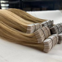 Extensiones De Cabello De doble cinta De alta calidad Virgin Remi Raw Real Extensiones De Cabello 100% Natural cinta De Cabello humano en extensiones