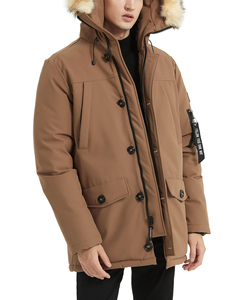 Chaqueta de plumón personalizada al por mayor, chaqueta de plumón informal cálida de invierno de alta calidad con logotipo de algodón para hombre de último diseño para hombre - Product Image 3