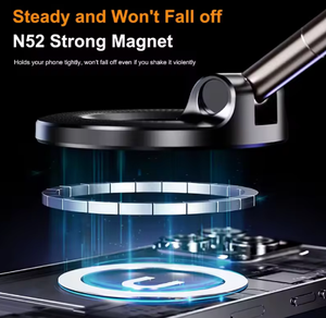 Supporto Magnetico Flessibile in Lega per Telefono, Doppio Lato, per Scrivania, Parete, Auto, con <span class=keywords><strong>Ventosa</strong></span> per Parabrezza e Cruscotto - Product Image 5