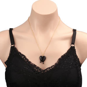 Collar con Colgante en Forma de Corazón, Bisel de Aleación de Zinc, Joyería para Fiestas, Origen Yiwu X558 - Product Image 3