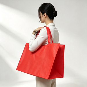 High Quality Reusable Tote <b>Bag</b> for Hand Length Handle Grocery Shopping Tote Handled Non Woven <b>Bag</b> Shopping <b>Bag</b> Large Size - Product Image 1