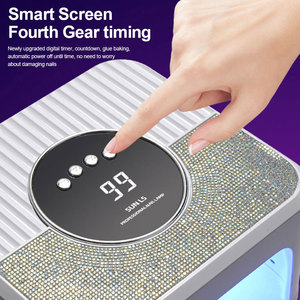 เครื่องอบเล็บยูวี LED กำลังสูง 288 วัตต์ รุ่นใหม่ พร้อมตัวตั้งเวลา 4 ระดับ ชาร์จซ้ำได้ ใช้ในร้านเสริมสวย โครงสร้างพลาสติก สำหรับอบเจล - Product Image 1