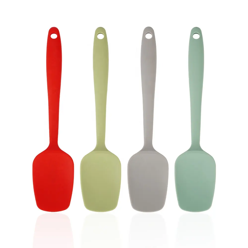 Spatules antiadhésives en caoutchouc résistant à la chaleur Mini spatule de cuisine en silicone outils de cuisson de qualité alimentaire
