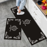 Tapis de transfert de chaleur en gros personnalisé imprimé lavable pas cher tapis de cuisine chinois tapis