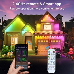 IP68 RGBW Smart Outdoor Lighting Christmas Pixel <b>LED</b> Point Lights for Landscape Holiday Green Emitting Building Hotel Permanent - Product Image 4