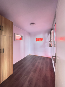 Cabaña de Lujo para Glamping, Cabaña Prefabricada Larga para Resort, Cabaña Extensible para Acampar, <span class=keywords><strong>Casa</strong></span> de Vacaciones al Aire Libre, Cabaña Apple de 12 Metros - Product Image 4